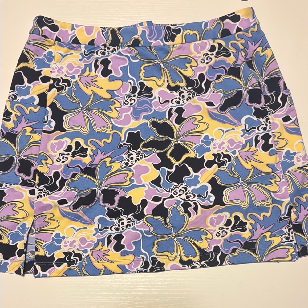 Ladies Calloway Golf  Multicolor Floral Mini Skort #54